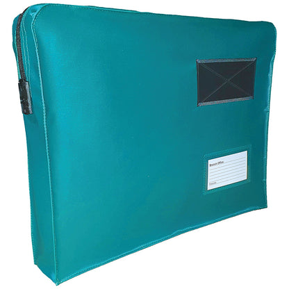 GoSecure Tamper Evident Gusset Antimicrobial Bag, 457x356x76mm, Teal
