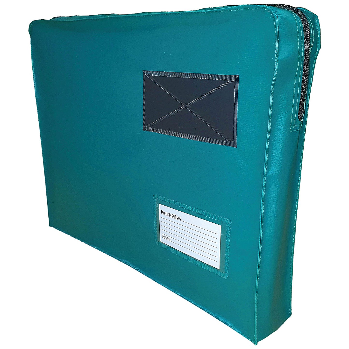 GoSecure Tamper Evident Gusset Antimicrobial Bag, 457x356x76mm, Teal