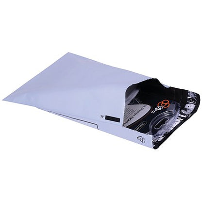 GoSecure Lightweight Polythene Envelopes, 230x162mm, Opaque, Pack of 100