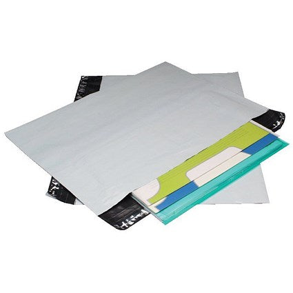 GoSecure Lightweight Polythene Envelopes, 230x162mm, Opaque, Pack of 100