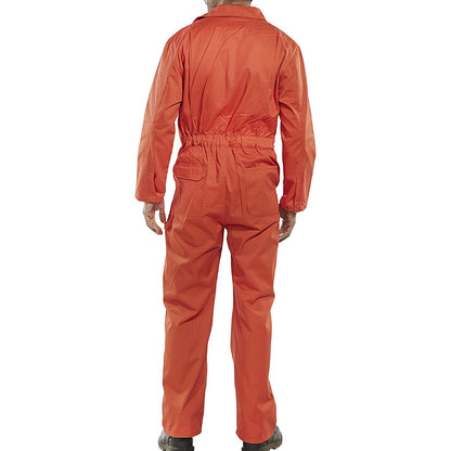 Beeswift Heavy Weight Boilersuit, Orange, 50 Inch Chest Easy2Order : PCBSHWOR50