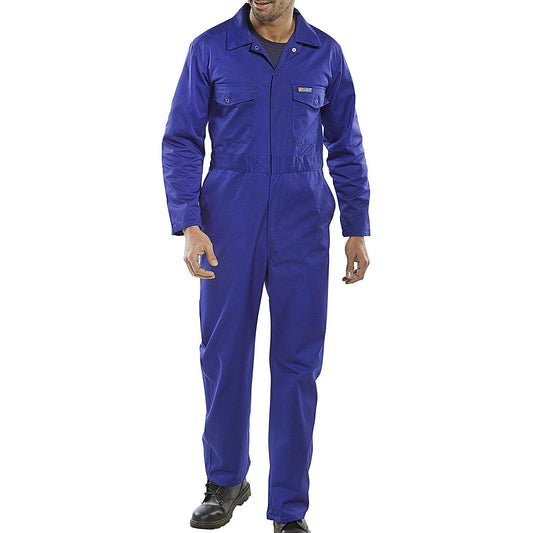 Beeswift Boilersuit, Royal Blue, 48 Inch Chest