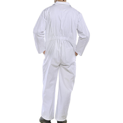 Beeswift Boilersuit, White, 34 Inch Chest Easy2Order : PCBSW34