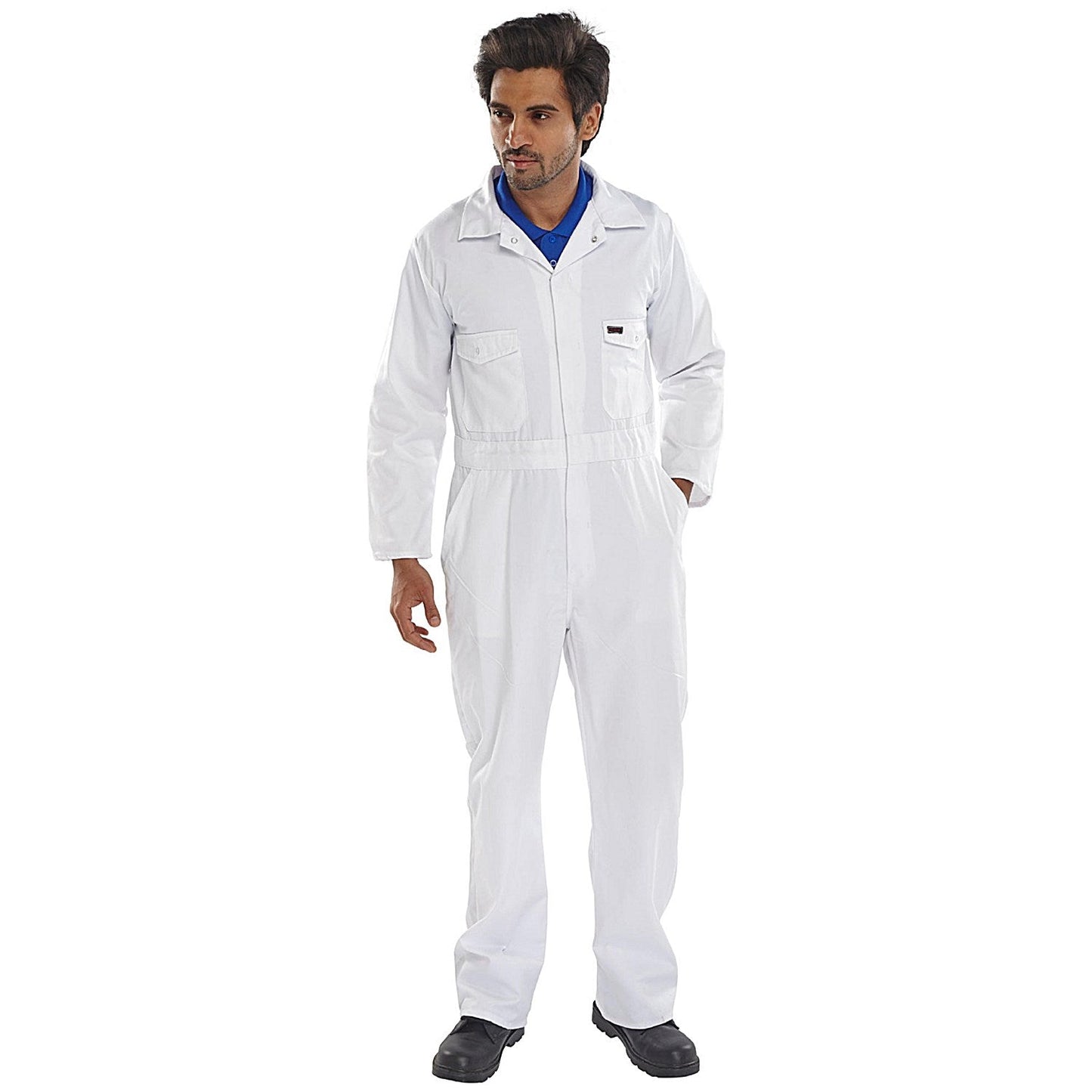 Beeswift Boilersuit, White, 38 Inch Chest