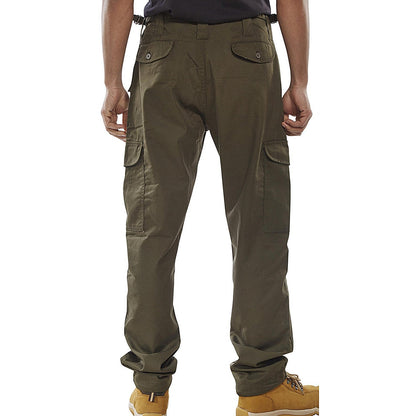 Beeswift Combat Trousers, Olive Green, 40