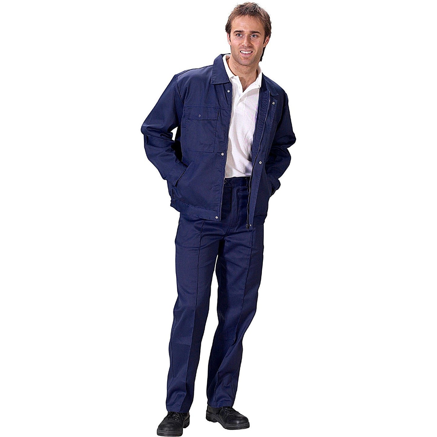 Beeswift Poly Cotton Drivers Jacket, Navy Blue, 42