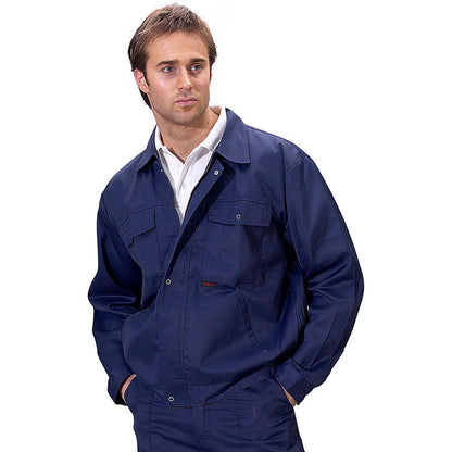 Beeswift Poly Cotton Drivers Jacket, Navy Blue, 42 Easy2Order : PCJHWN42