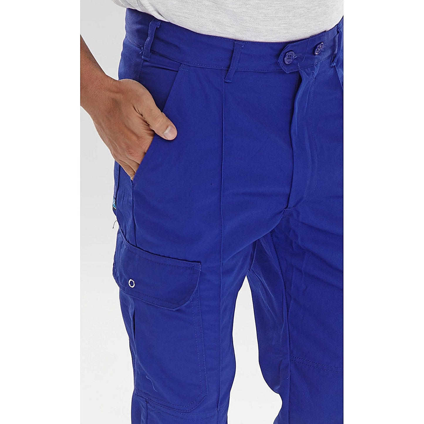 Beeswift Poly Cotton Work Trousers, Royal Blue, 34 Easy2Order : PCTHWR34