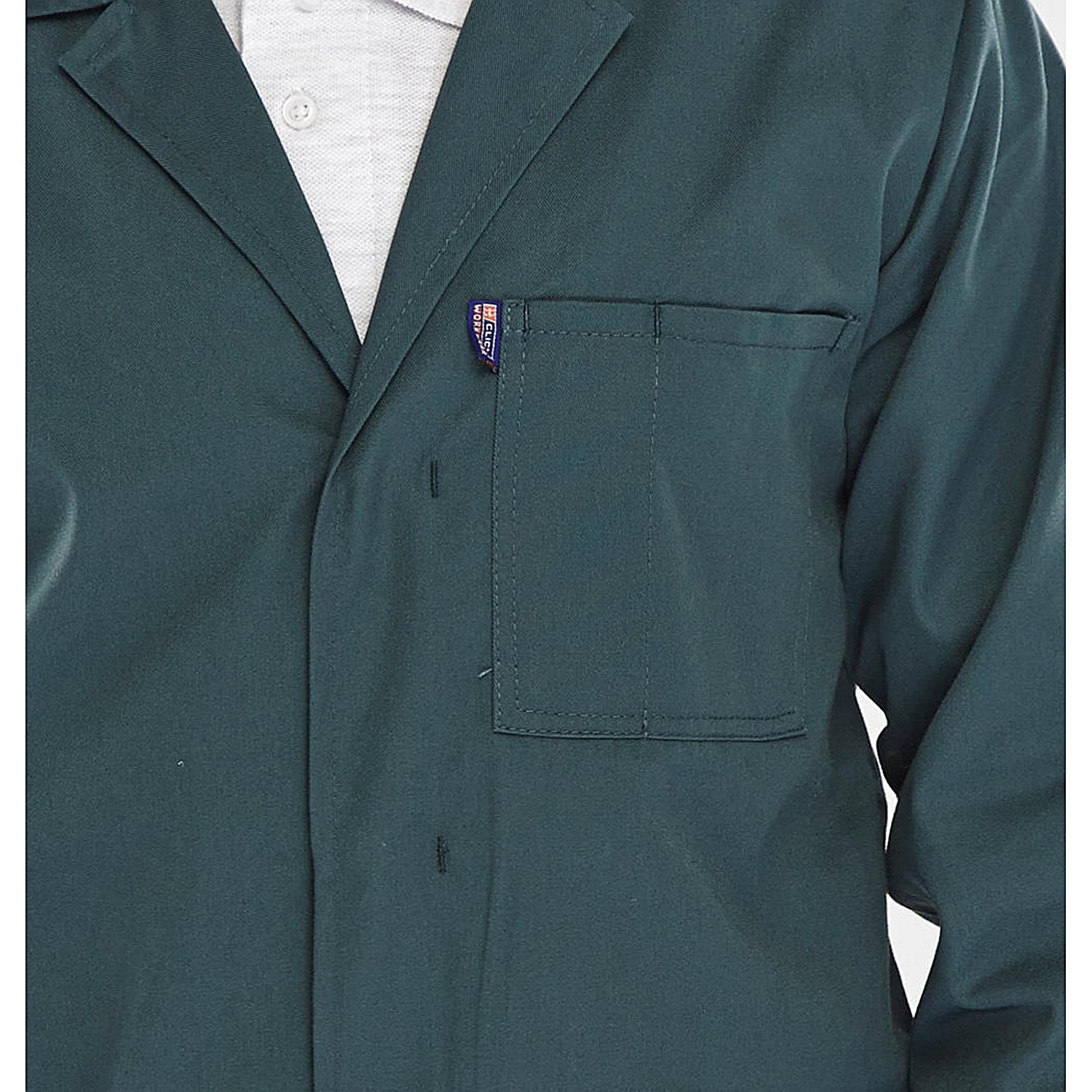 Beeswift Poly Cotton Warehouse Coat, Spruce Green, 44 Easy2Order : PCWCS44