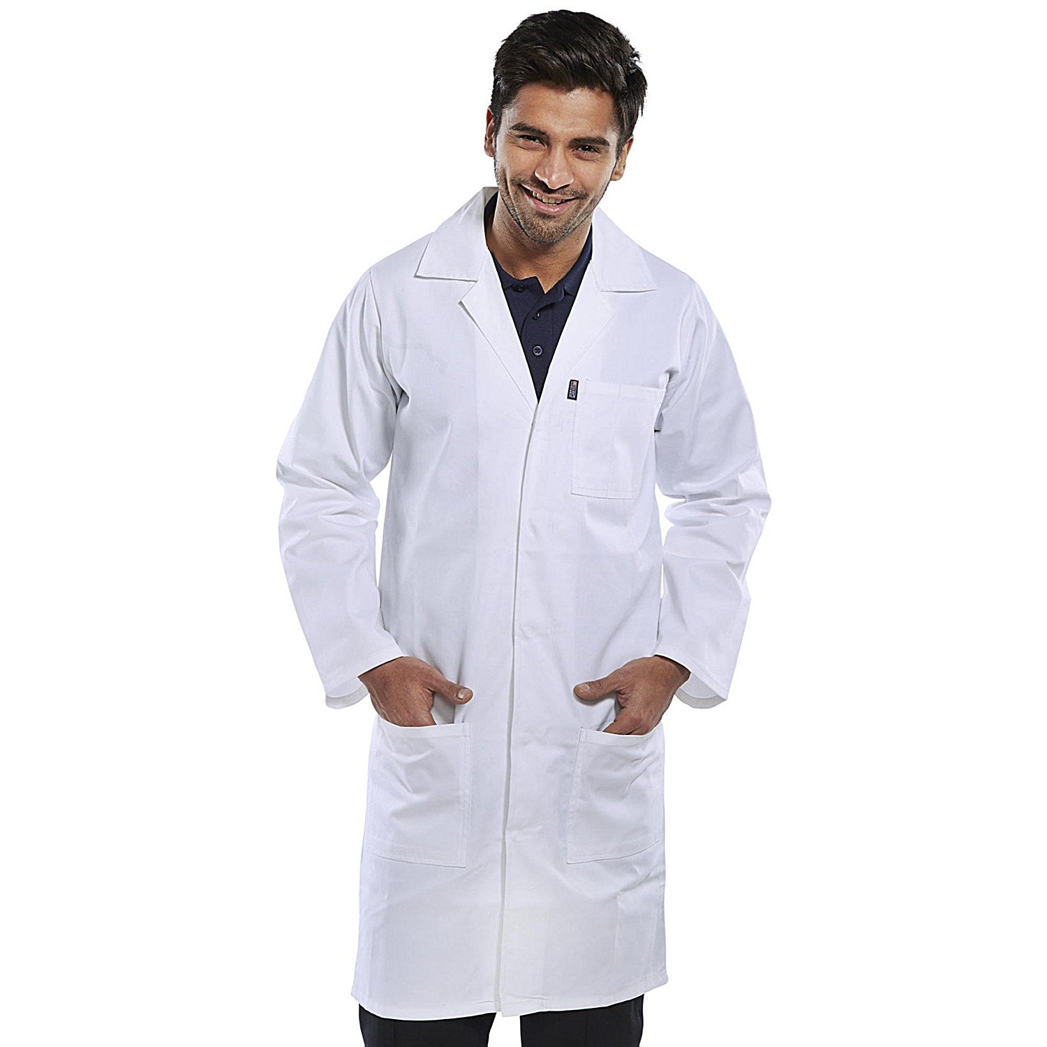 Beeswift Poly Cotton Warehouse Coat, White, 42 Easy2Order : PCWCW42
