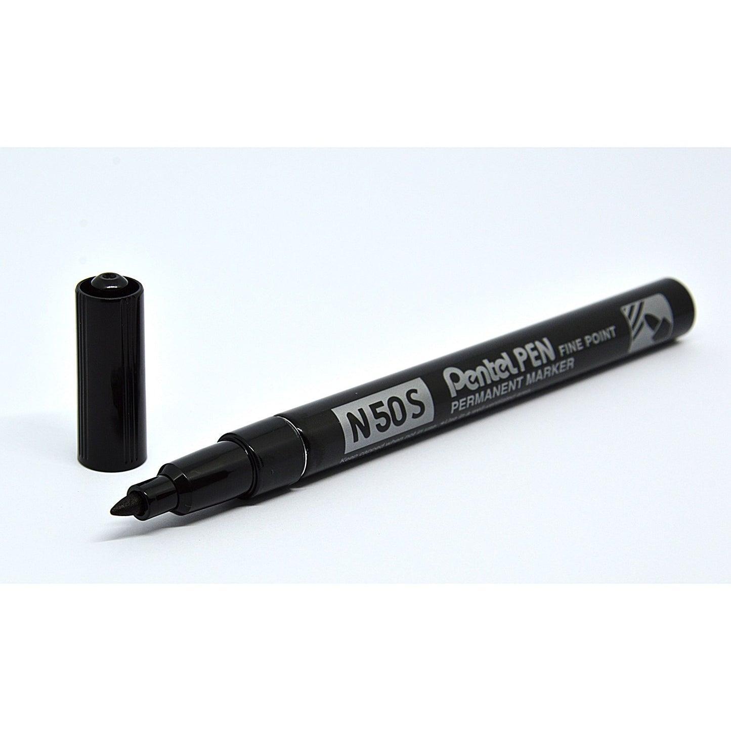 Pentel N50S Permanent Bullet Marker Fine Black (Pack of 12)