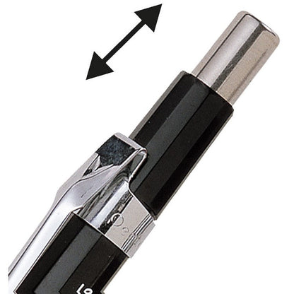 Pentel P205 Mechanical Pencil with eraser, Steel-lined with 6 x HB 0.5mm Lead, Pack of 12