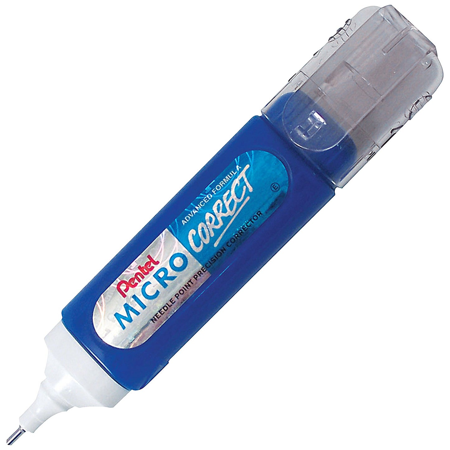 Pentel Micro Correct Correction Fluid Pen, Needle Point Precision Tip, 12ml, Pack of 12