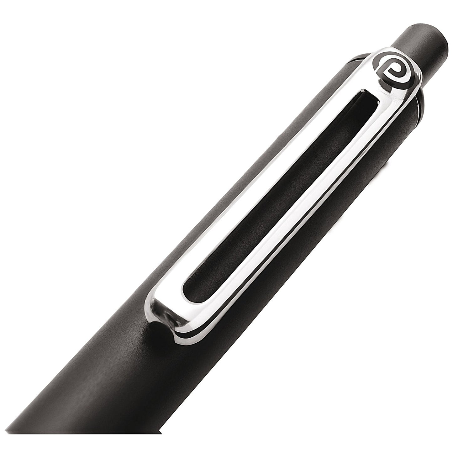 Pentel iZee Retractable Ballpoint Pen, 1.0mm, Black, Pack of 12