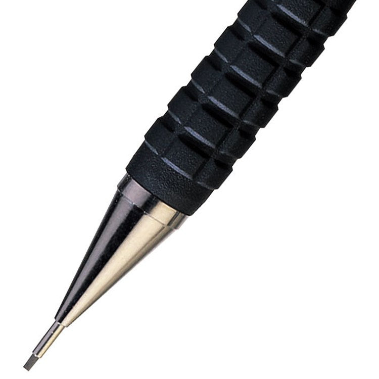 Pentel A317 Automatic Pencil with Rubber Grip and 2 x HB 0.7mm Lead, Blue Barrel, Pack of 12