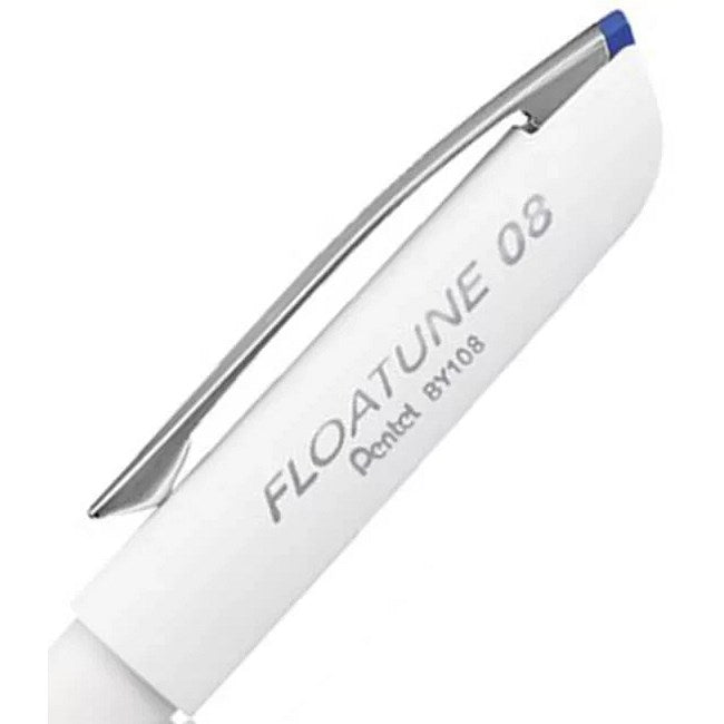 Pentel Floatune Rollerball Pen, 0.8mm, Blue, Pack of 12