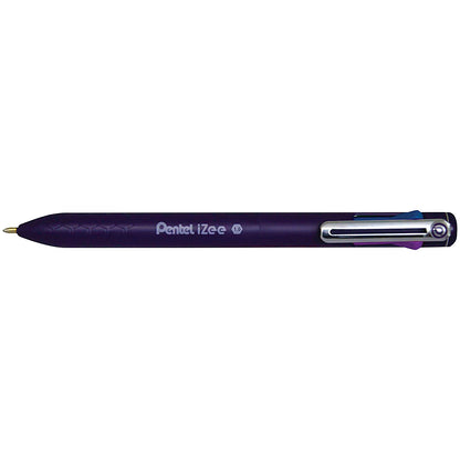 Pentel iZee 4 Colour Ballpoint Pen, Assorted, Pack of 12