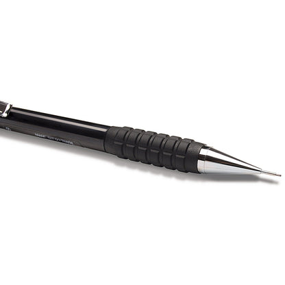 Pentel A315 Automatic Pencil with Rubber Grip, Black Barrel, Pack of 12