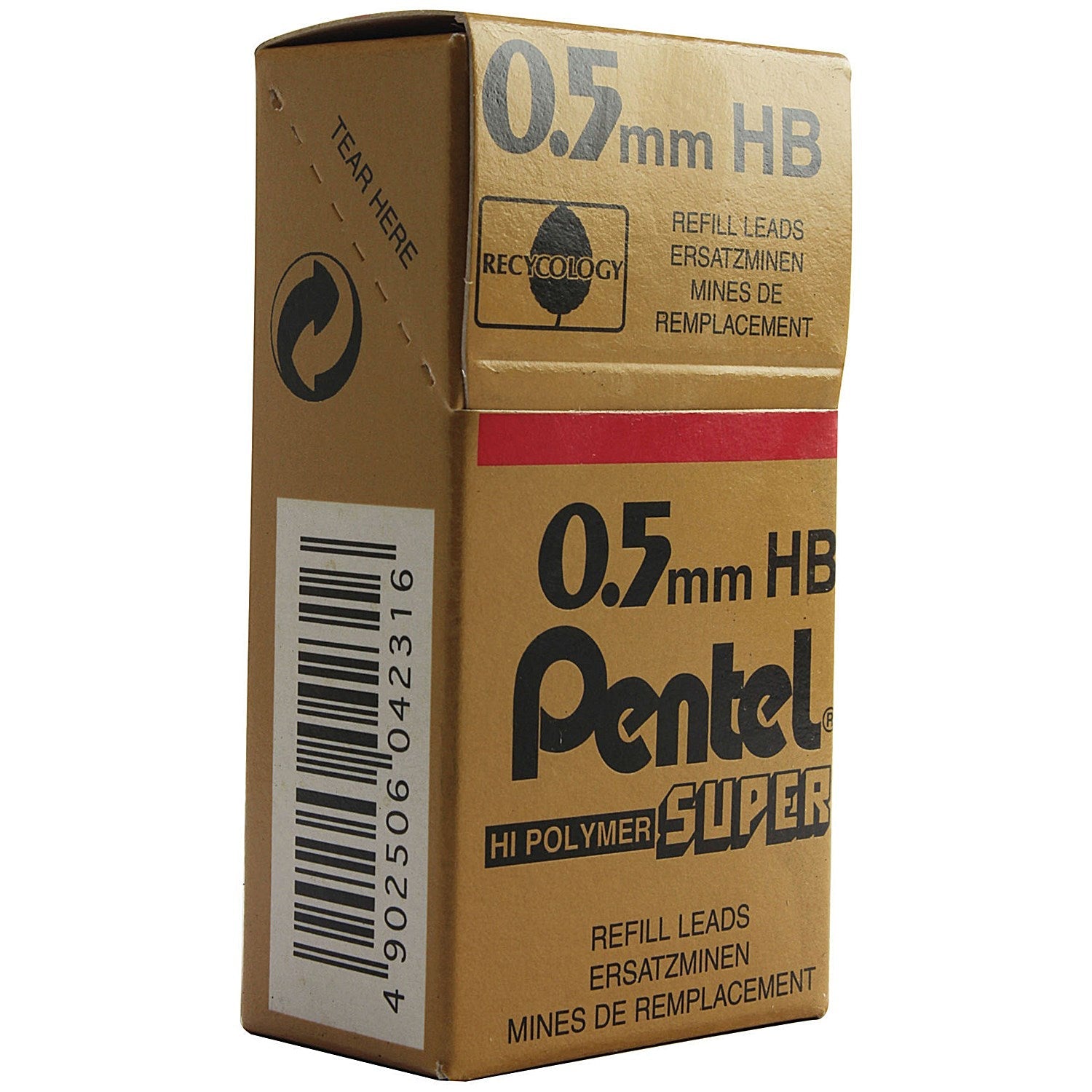 Pentel 0.5mm HB Mechanical Pencil Lead (Pack of 144) Easy2Order : PE100HB