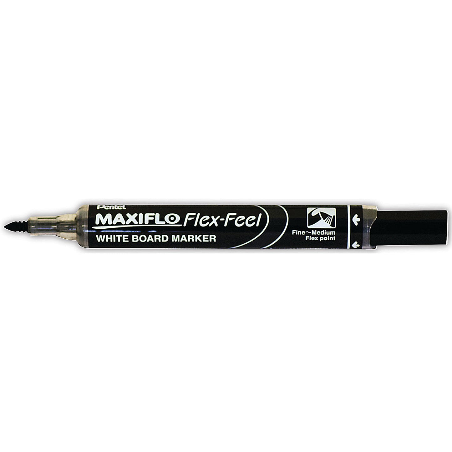 Pentel Maxiflo Whiteboard Marker, Assorted, Pack of 4