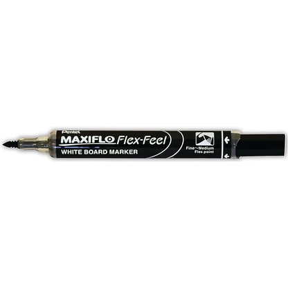 Pentel Maxiflo Whiteboard Marker, Assorted, Pack of 4