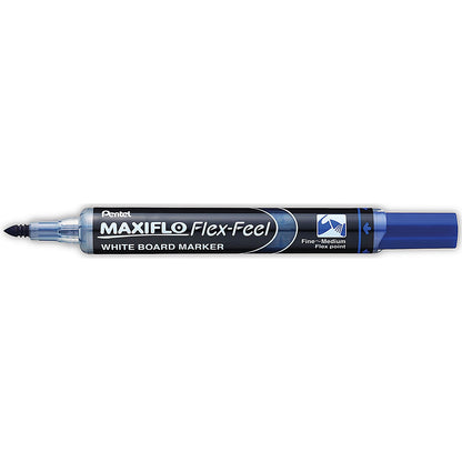 Pentel Maxiflo Whiteboard Marker, Assorted, Pack of 4