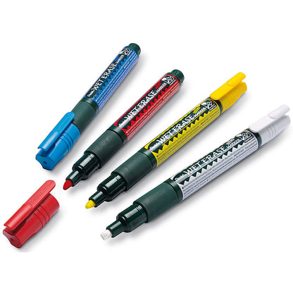 Pentel Chalk Marker, Chisel Tip, Assorted Colours, Pack of 4