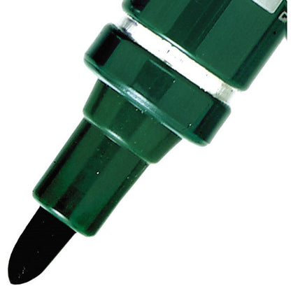 Pentel N50 Permanent Green Marker Bullet Tip (Pack of 12)