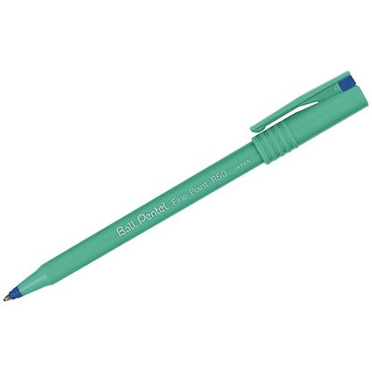 Pentel Rollerball Pen, 0.8mm Tip, 0.4mm Line, Blue, Pack of 12
