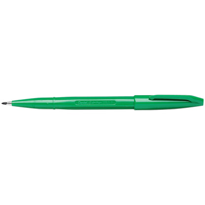 Pentel Sign Pen Fibre Tip Green (Pack of 12)
