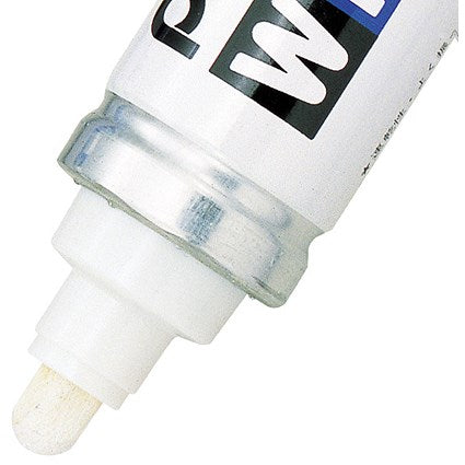 Pentel Permanent Marker, Bullet Tip, White, Pack of 12