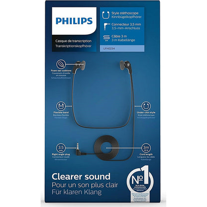 Philips LFH334/234 Headphones for Desktop Dictation Equipment Easy2Order : PH234