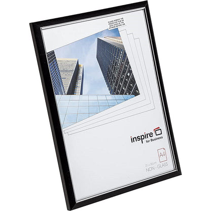 Hampton Frames Back Loader Photo Certificate Frame, A4, Non-Glass, Black Easy2Order : PHT00055