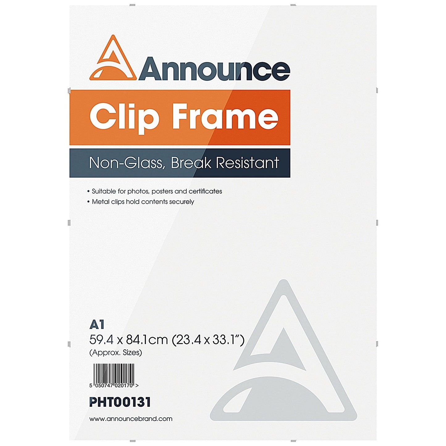 Announce Metal Clip Frame A1 Easy2Order : PHT00131