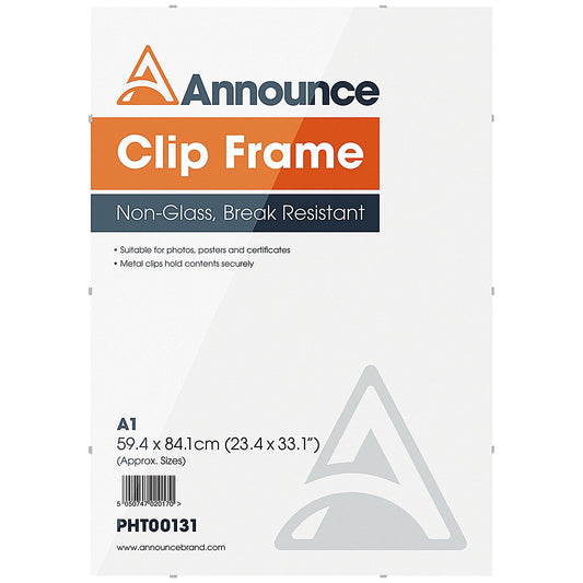 Announce Metal Clip Frame A1 Easy2Order : PHT00131