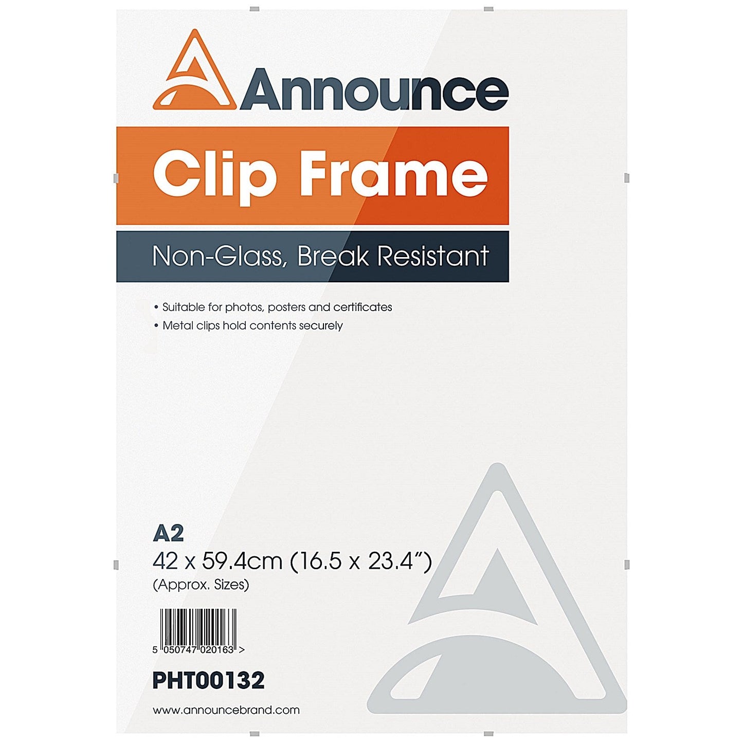 Announce Metal Clip Frame A2 Easy2Order : PHT00132