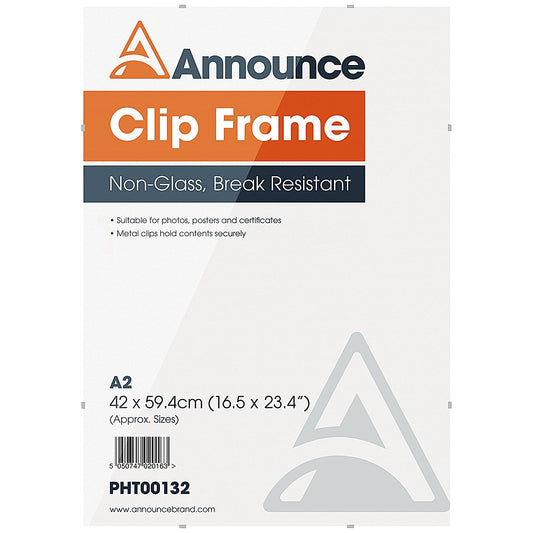 Announce Metal Clip Frame A2 Easy2Order : PHT00132