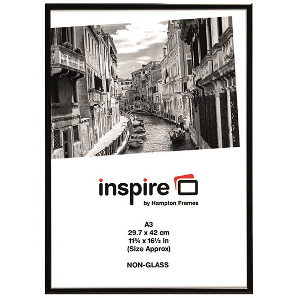 Hampton Frames Aluminium Certificate Frame, A3, Black Easy2Order : PHT00386