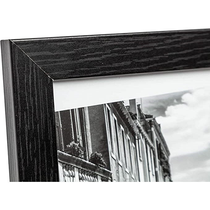 Hampton Frames Black Wood Photo Frame, A4, Non-Glass, Black Easy2Order : PHT00400