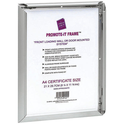Photo Promote It Aluminiun Frame, A3, Silver