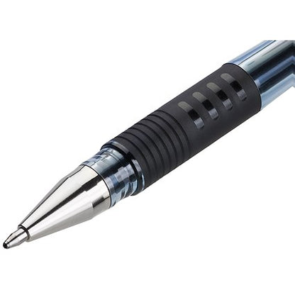 Pilot G-107 Grip Gel Rollerball Pen, Fine, Blue, Pack of 12
