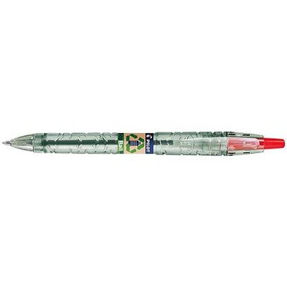 Pilot B2P Ecoball Ballpoint, Red, Pack of 10