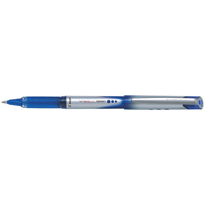 Pilot V Ball Grip 07 Liquid Ink Rollerball Pen, Blue, Pack of 12