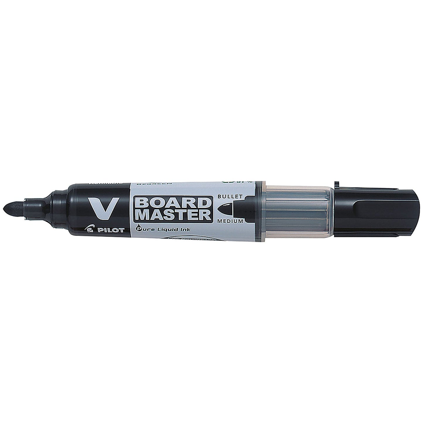 Pilot V-Board Master, Bullet Tip, Medium, Black, Pack of 10