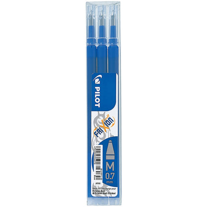 Pilot FriXion Rollerball Pen Refill Medium Blue (3 Pack) Easy2Order : PI35598