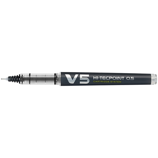 Pilot V5 Cartridge Rollerball Pen Fine Line Black (10 Pack)