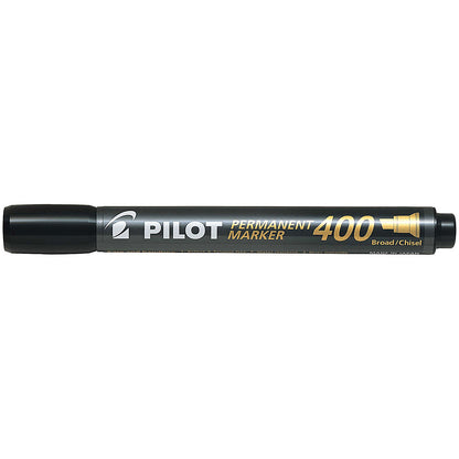Pilot Permanent Marker 400 Chisel Tip Black Value Pack 15 + 5 FREE (Pack of 20)