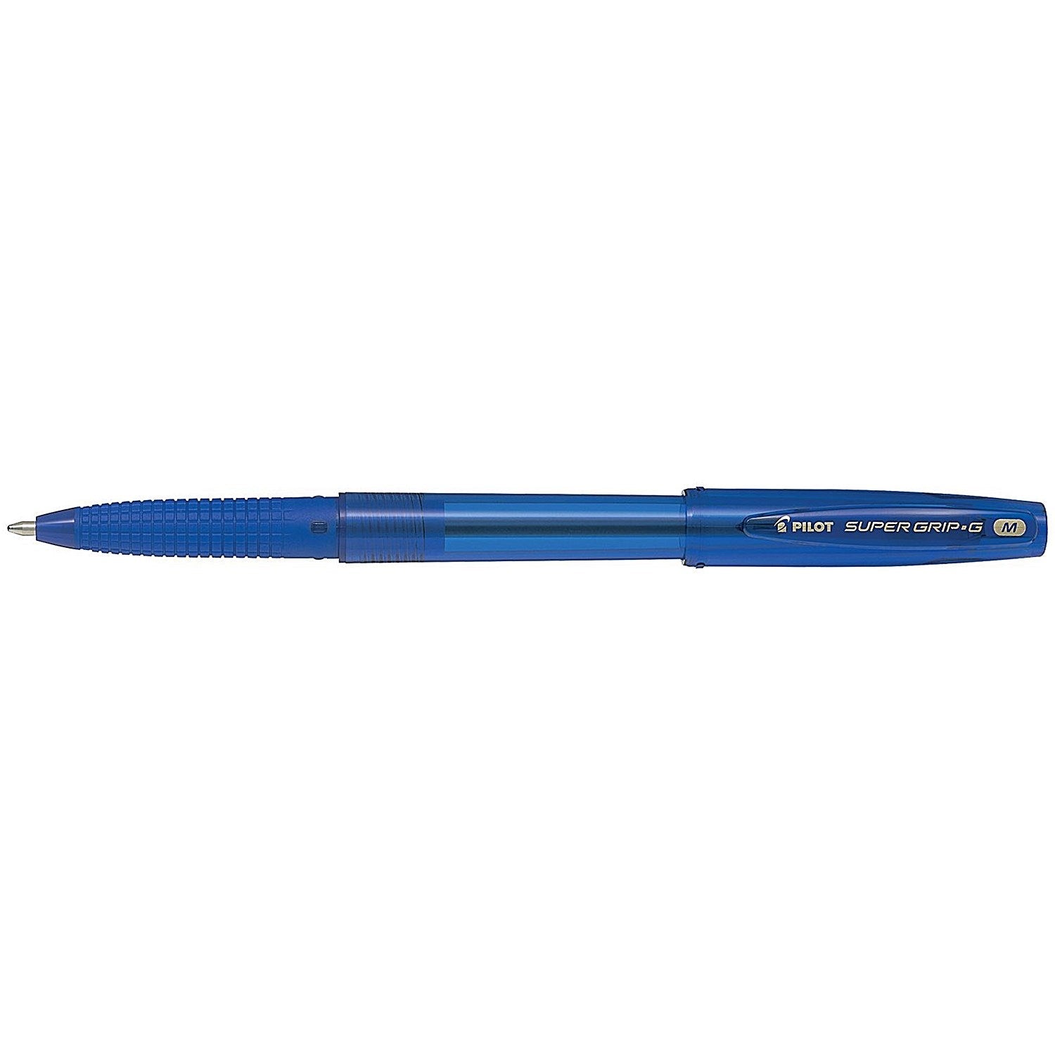 Pilot Super Grip G Retractable Ballpoint Pen, Medium, Blue, Pack of 12 Easy2Order : PI52448
