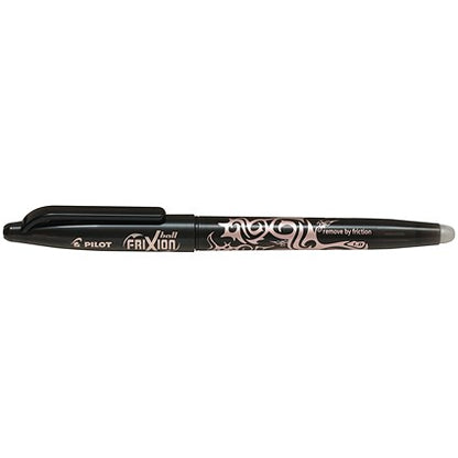 Pilot FriXion Ball Erasable Rollerball Pen Broad Black (12 Pack)
