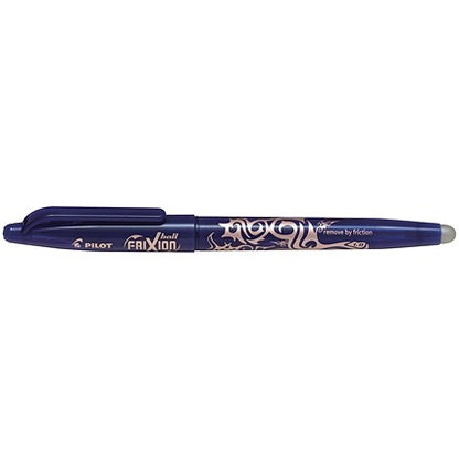 Pilot FriXion Ball Erasable Rollerball Pen Broad Blue (12 Pack)